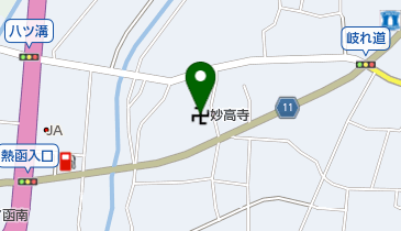 妙高寺の地図画像