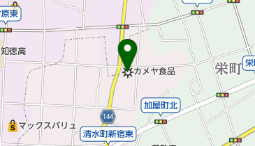 カメヤ本店の地図画像