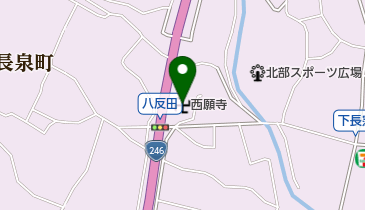 西願寺の地図画像