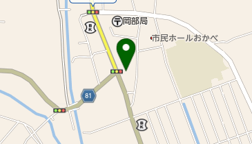 山田理容所の地図画像