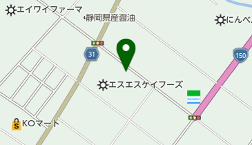 エスエスケイフーズ株式会社静岡工場の地図画像