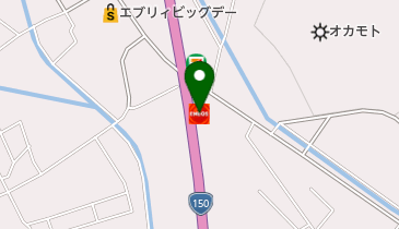 小塩石油店の地図画像