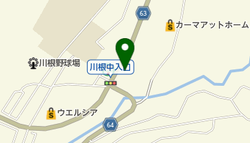 有限会社身成石油の地図画像