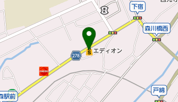 株式会社カメザワデンキの地図画像