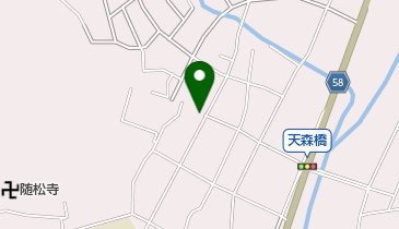 おぎ美容室の地図画像