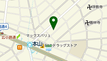 田中商店の地図画像