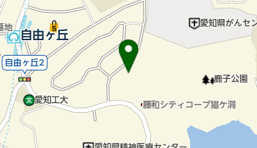 自由ケ丘会館の地図画像