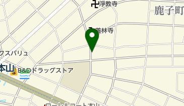 東山コミュニティセンターの地図画像