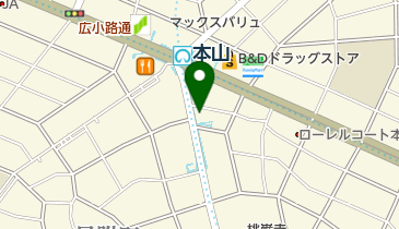 ソフィア外語学院本山校の地図画像