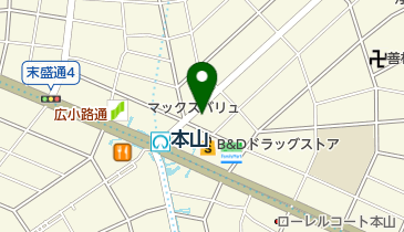 西塾中学受験部 本山校の地図画像