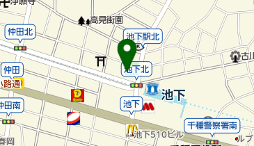 池下施療院の地図画像