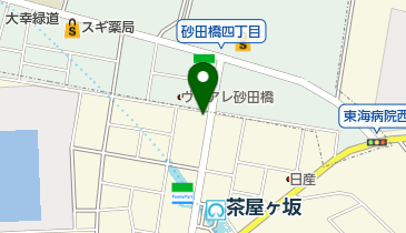 おしゃれ洗濯じゃぶじゃぶ 茶屋が坂店の地図画像