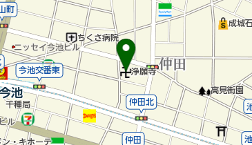 浄願寺の地図画像