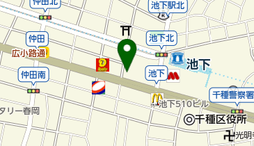 メンズショップハラタの地図画像