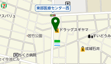 辰鮨第二支店の地図画像