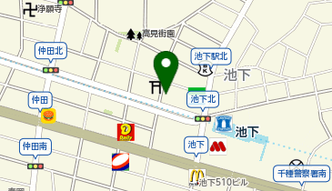 アオキーズピザ池下店の地図画像