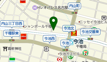 日焼けサロンザ・マリンクラブ今池店の地図画像