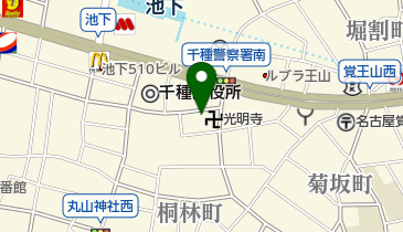 ビューティサロン・アマノの地図画像