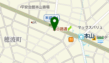 美容室花時計の地図画像