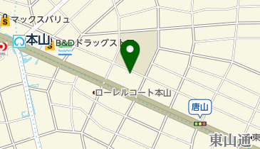 きらくやの地図画像