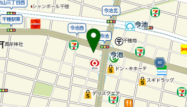 メガネの和光 今池ガスビル店の地図画像