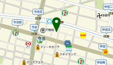 スギヤマ調剤薬局 今池店の地図画像