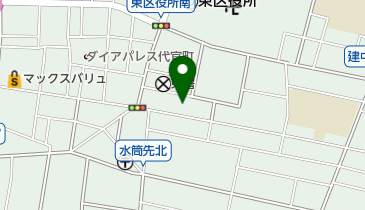 日光屋ふとんはうすの地図画像