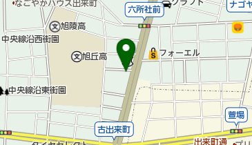 オートフレンド名古屋の地図画像