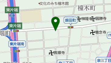 萬作名古屋の地図画像