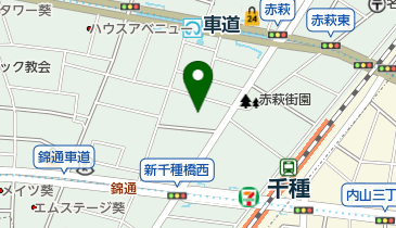 松岡伶子バレエ団の地図画像