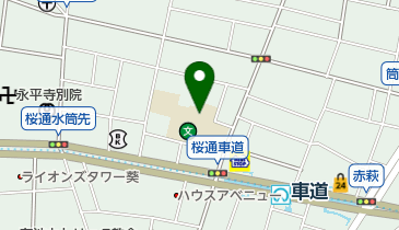 愛知大学 車道校舎 総務課の地図画像