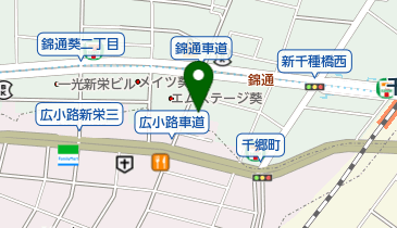 新川屋クリーニングの地図画像