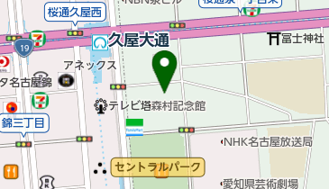 サキナビューティーラウンジ名古屋の地図画像