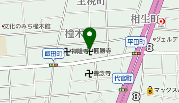 円勝寺・西本願寺派の地図画像