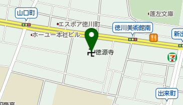 徳源寺の地図画像