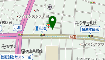 日本陶磁器産業振興協会の地図画像