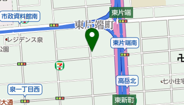 髪結ASAOの地図画像