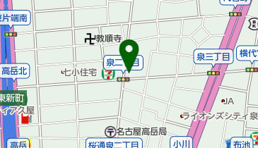 グラッチェの地図画像