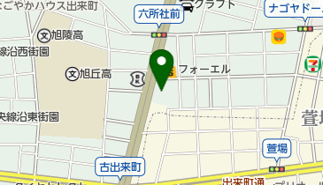 セリア美容室の地図画像