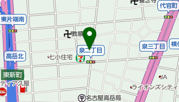 後藤医院の地図画像