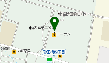 ペットプラザ砂田橋店の地図画像