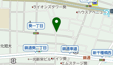 加納米店の地図画像