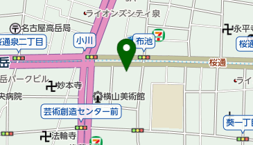 気楽亭の地図画像