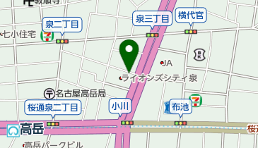 アイランド薬局 泉店の地図画像