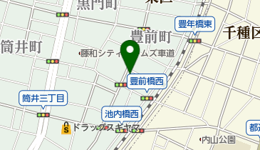 弘法湯の地図画像