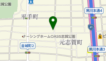 もとしが指圧院の地図画像