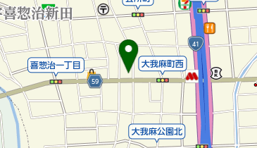 楠西コミュニティセンターの地図画像