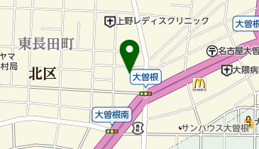 ミクニダンススタジオの地図画像