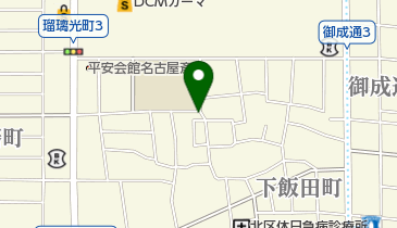 日和クリーニング社の地図画像