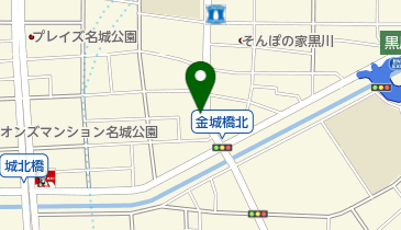 ペットショップ金城の地図画像